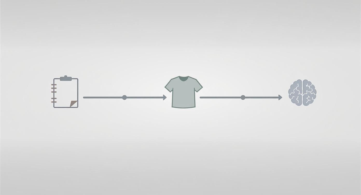 Infographic showing a timeline of fine motor impact on school, life, and brain development