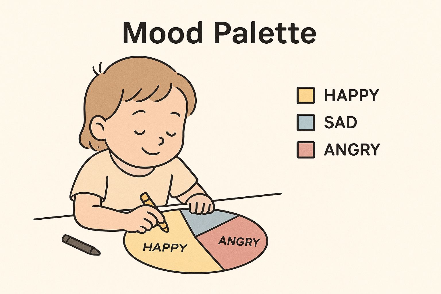 Infographic about therapeutic colouring pages