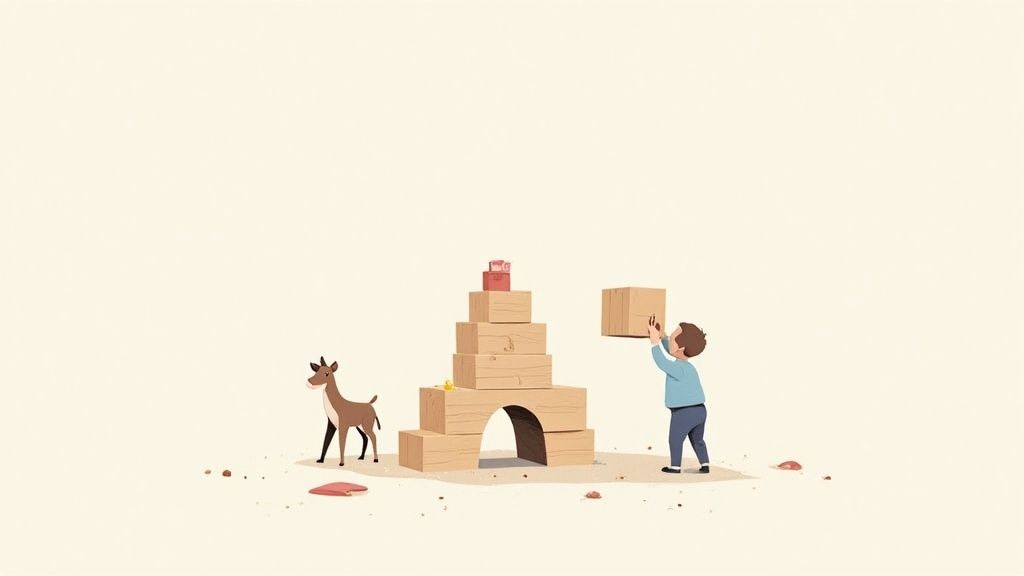 Building with Blocks and Loose Parts