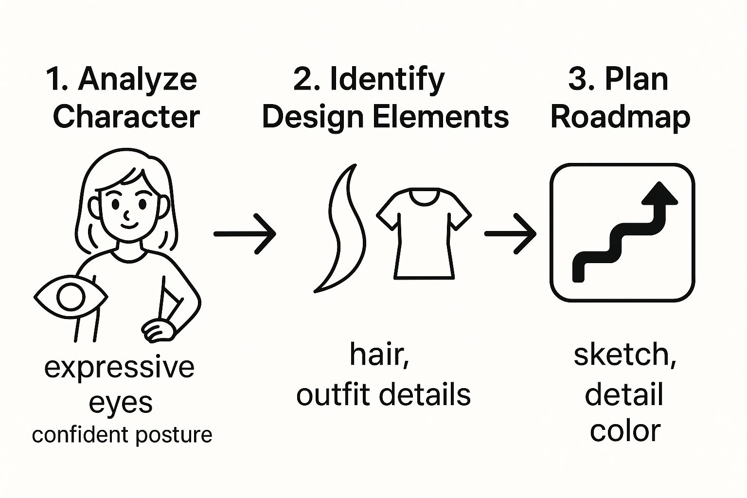 Infographic about how to draw a princess jasmine