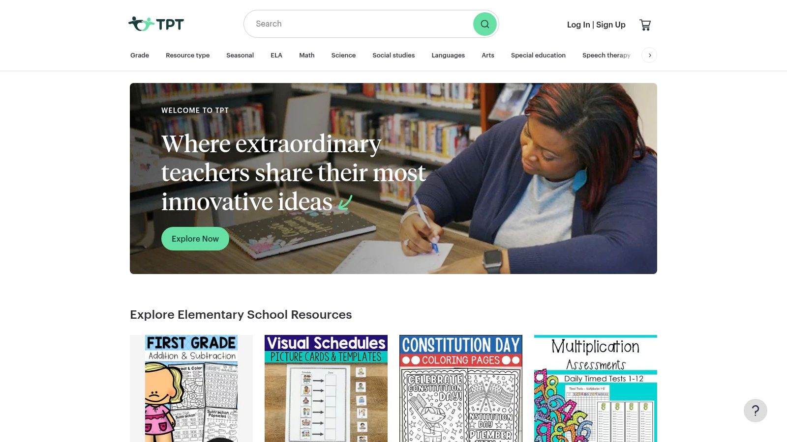 Teachers Pay Teachers (TpT) — Classroom-Ready Easy Coloring Printables