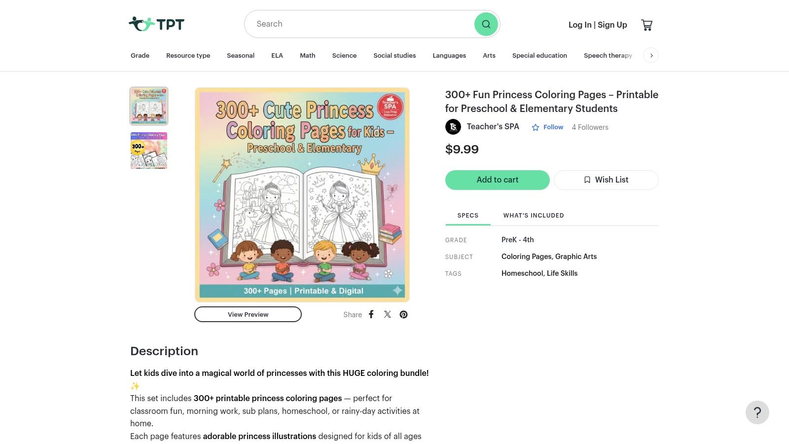 Teachers Pay Teachers (TpT)