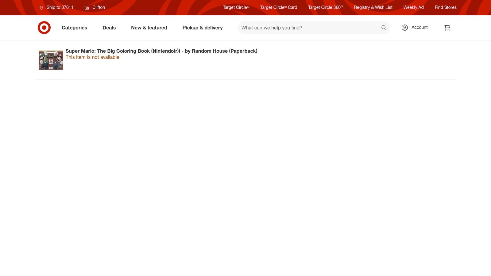 Target (Super Mario: The Big Coloring Book)