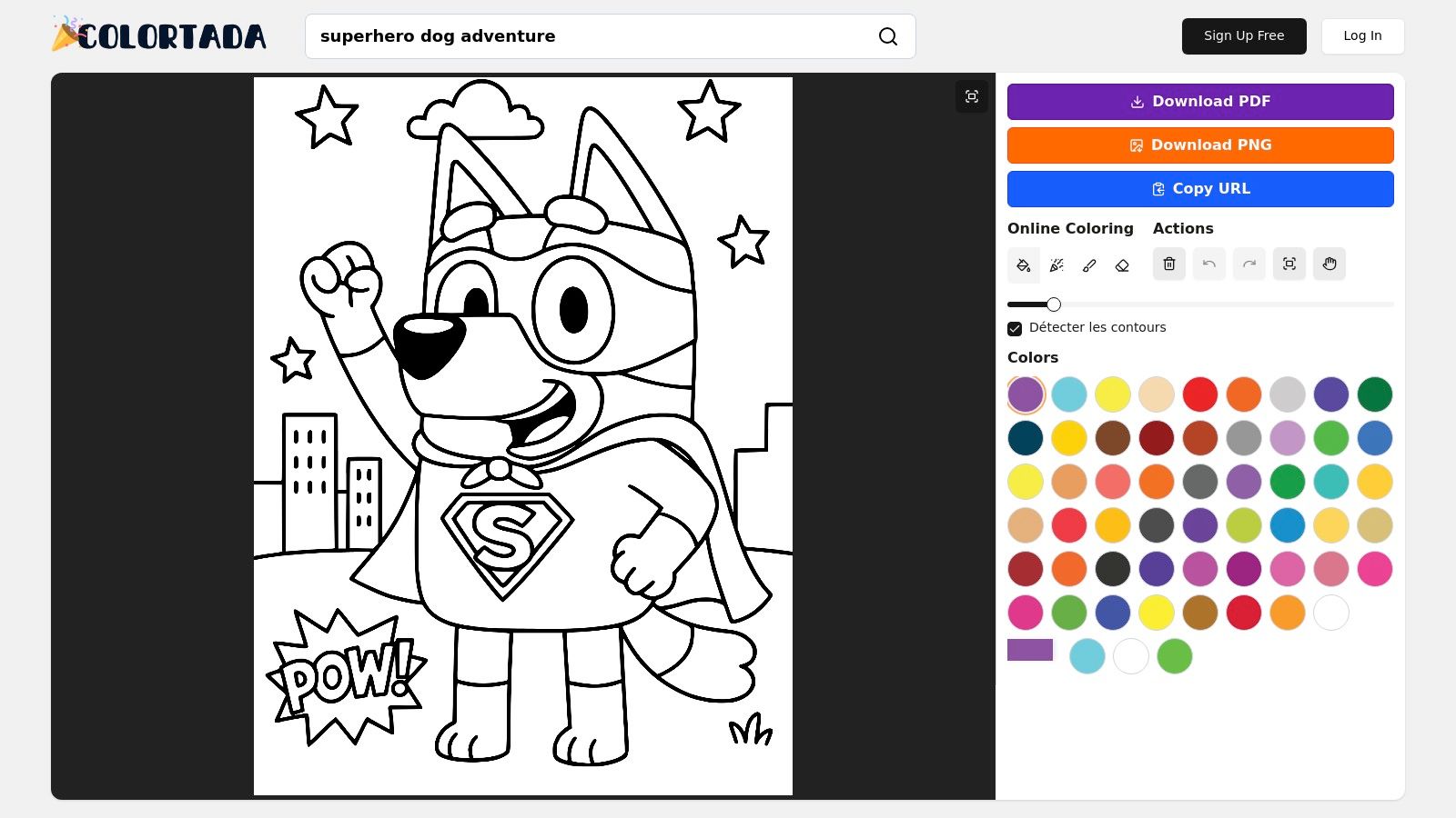 1. Colortada: The Go-To for Unique, Free Superhero Adventures