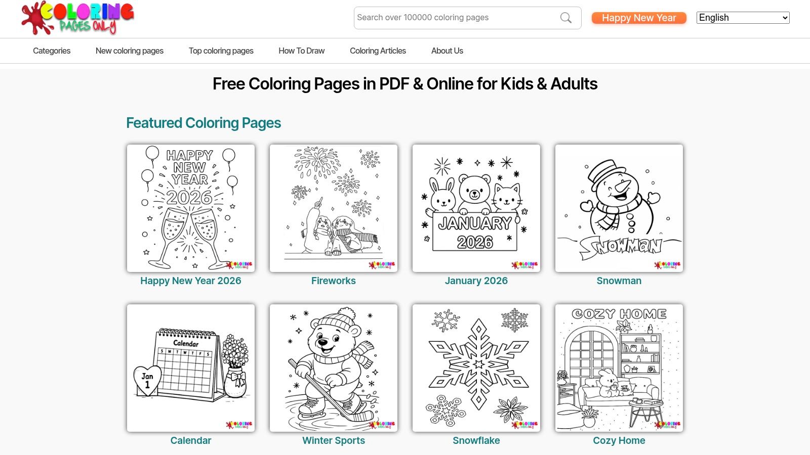 A collection of ice cream coloring pages available on ColoringPagesOnly, showing various styles from simple cones to more complex sundaes.