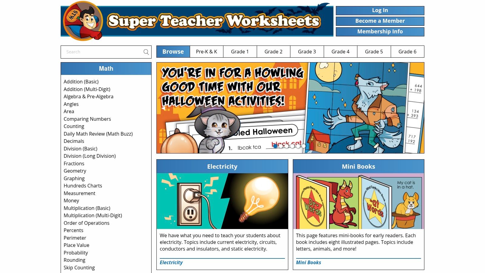Super Teacher Worksheets