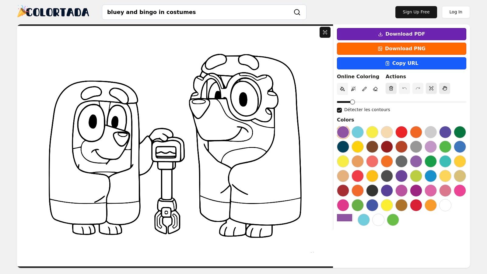 Bluey and Bingo in Costumes