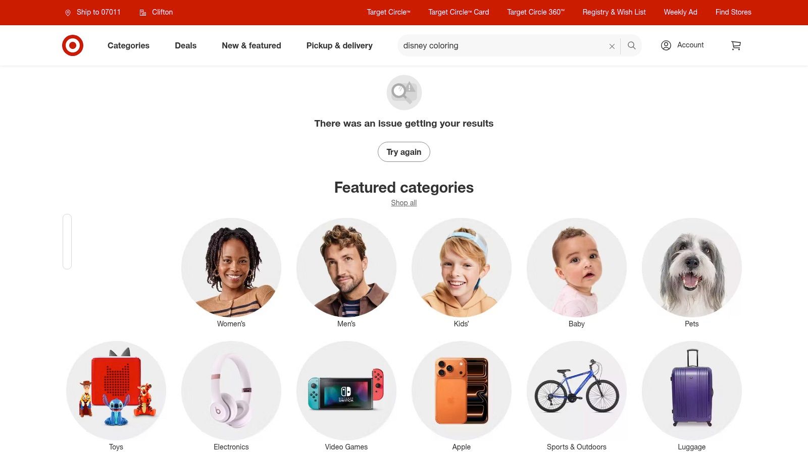 Target – Disney Coloring Books & Sets (retailer)