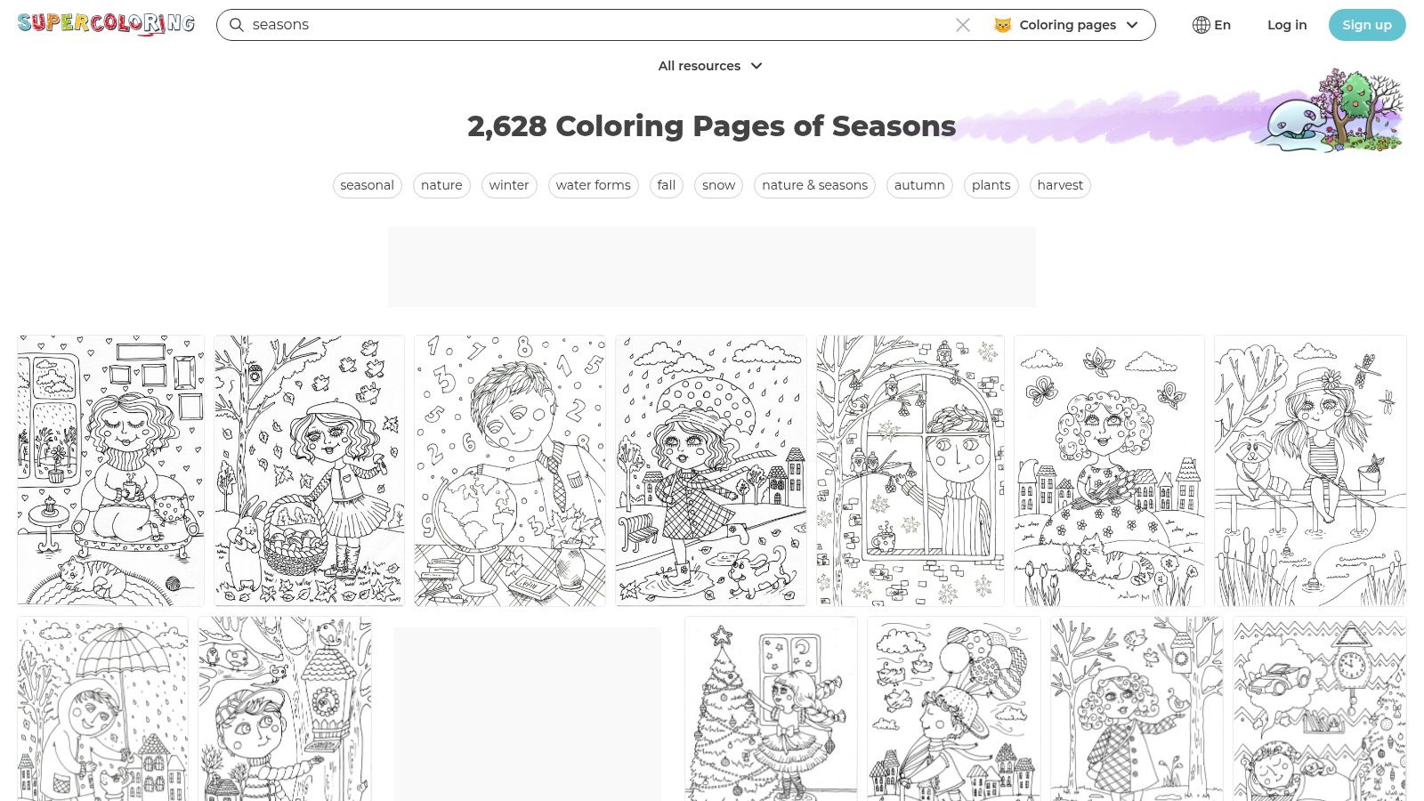 Super Coloring: A Massive Library for Every Interest