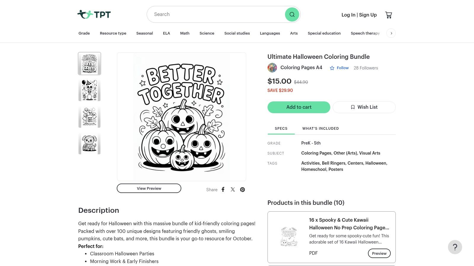 Teachers Pay Teachers (TPT)