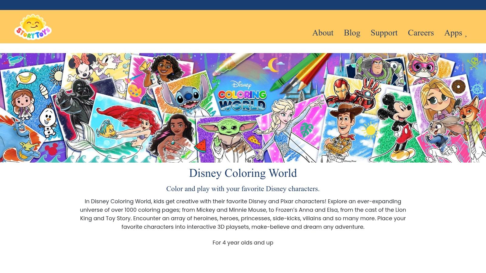 Disney Coloring World by StoryToys (official app)