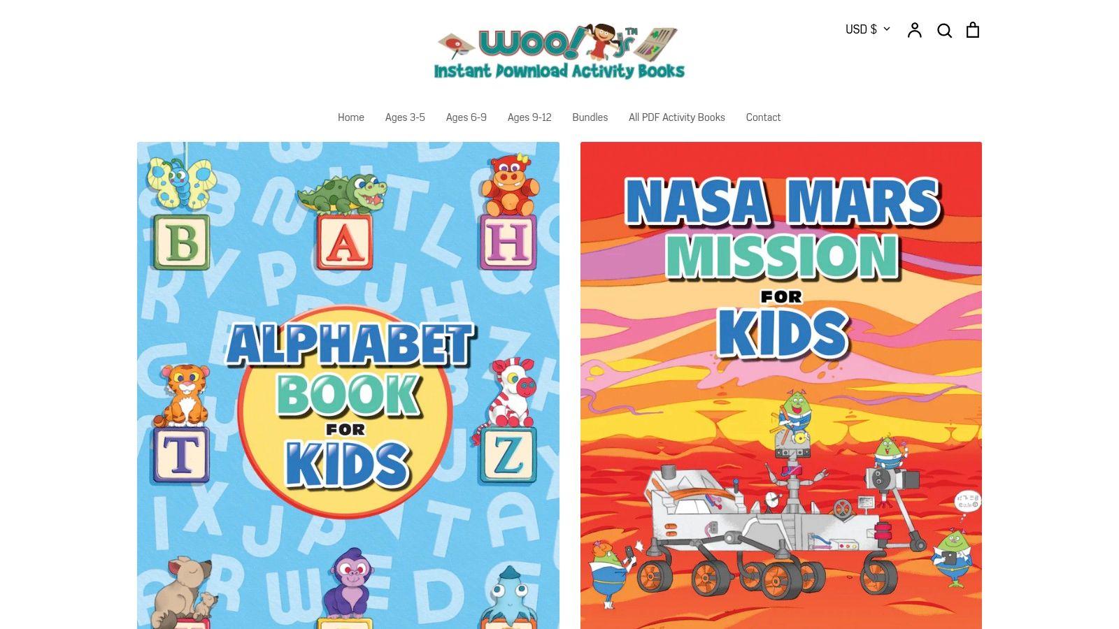 Woo! Jr. Kids Activities (Shop)