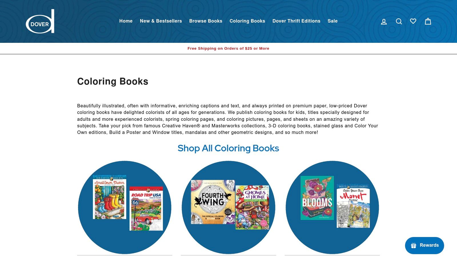 Dover Publications (store / Creative Haven)