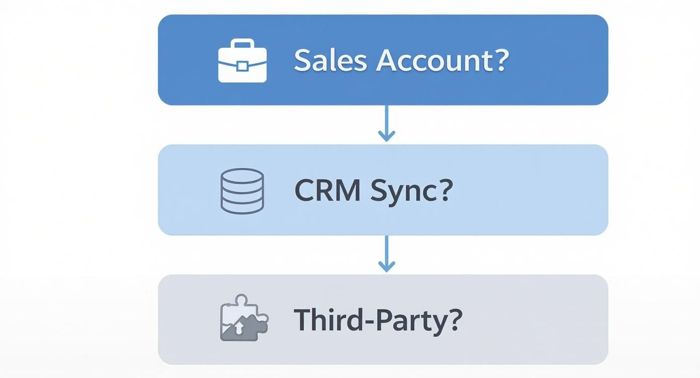 Infographic about how to export connections from linkedin