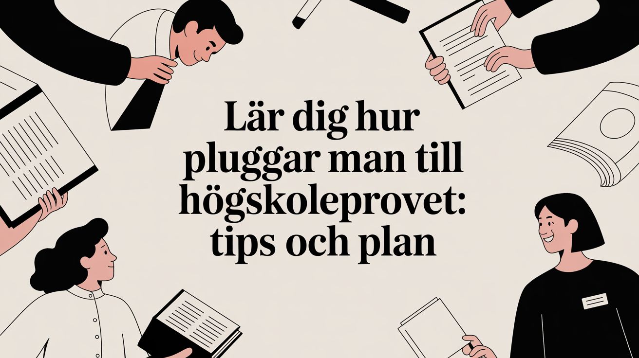 Dig Hur Lär dig hur pluggar man till högskoleprovet: tips och plan