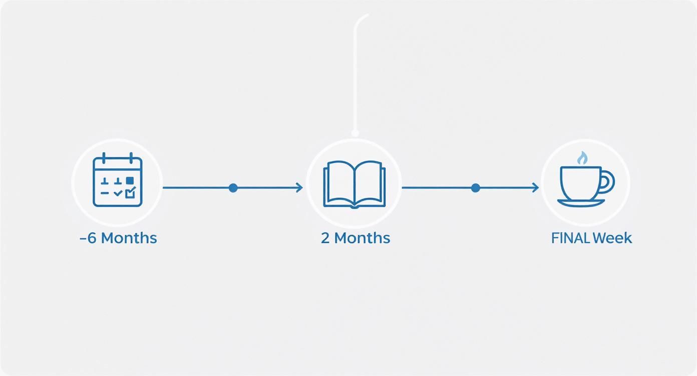 Infographic about plugga inför högskoleprovet