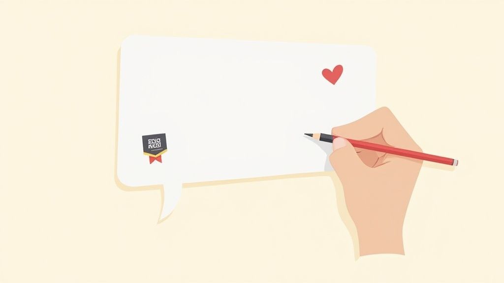 A person editing text on a laptop, symbolizing the human touch in AI content.