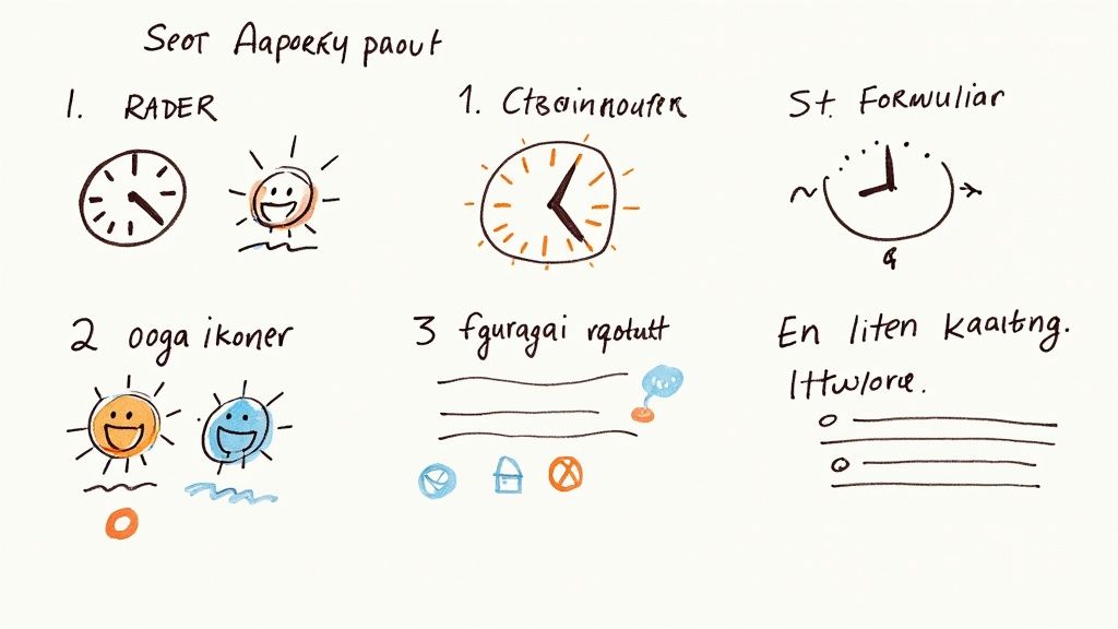 En person med glasögon sitter vid ett ljust skrivbord och fyller noggrant i en ansökan på en laptop, med fokus på detaljer.