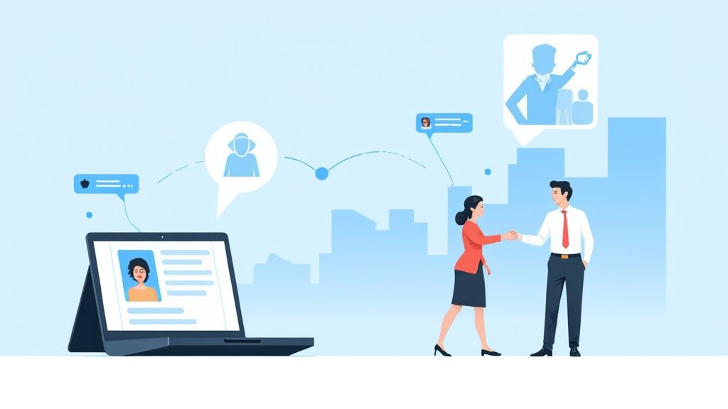 LinkedIn Outreach and Content Marketing
