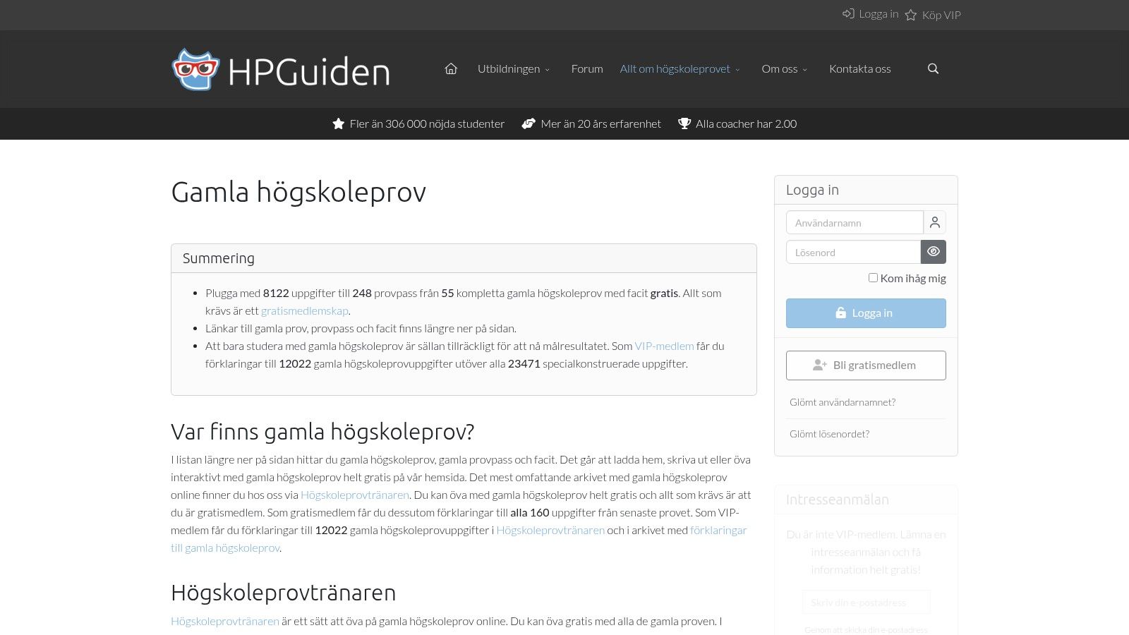 Högskoleprovguiden (HPGuiden)