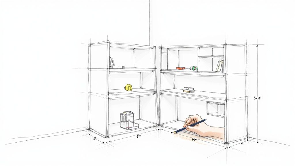 המדריך להורים: כך תהפכו קיר ריק לממלכה של סדר ועיצוב עם מדפים לפי מידה