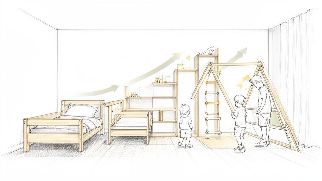 איך לבחור רהיטים לחדר ילדים שיגדלו איתם ביחד