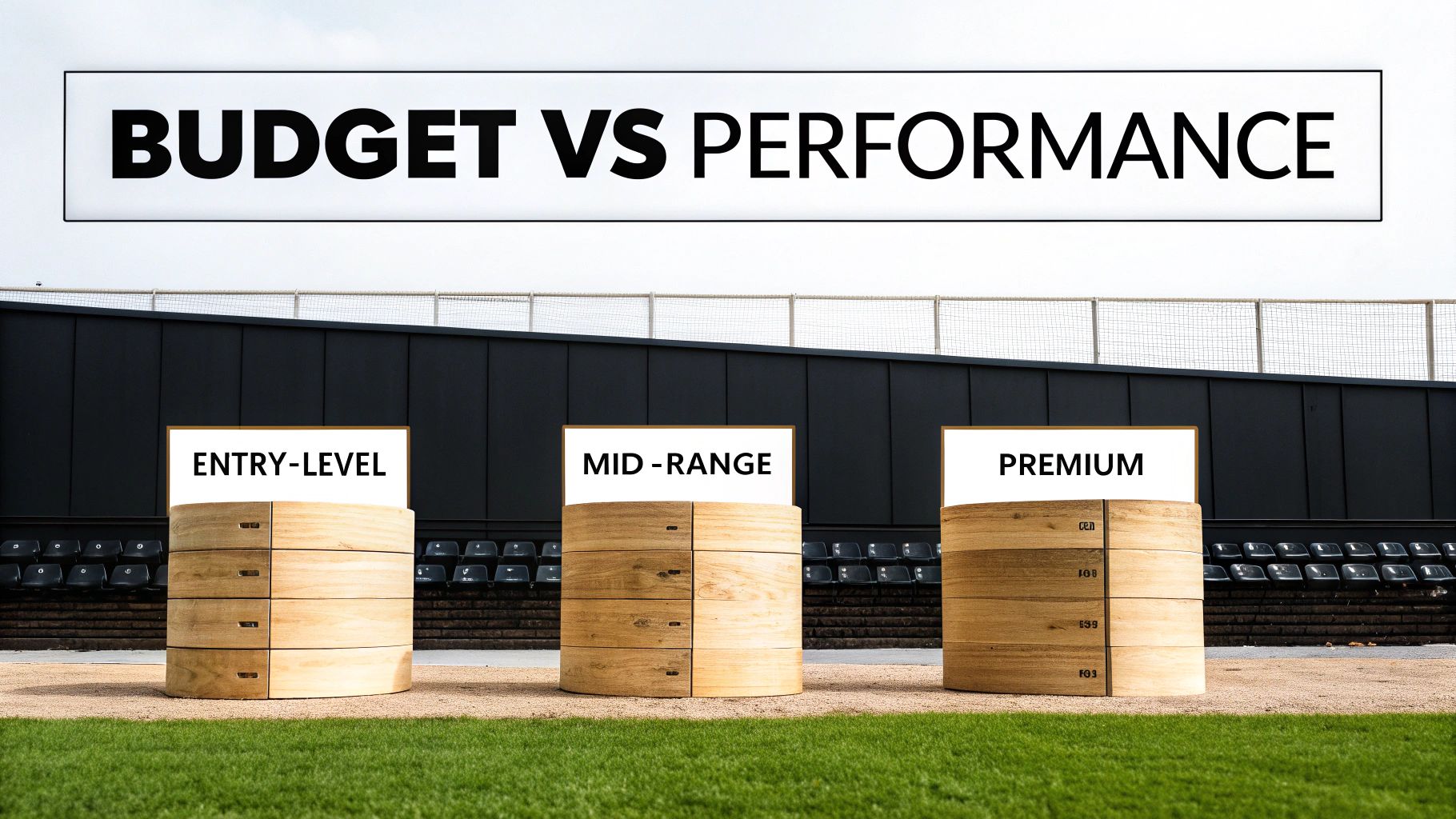 A hunter is shown in a dark, wooded setting, carefully examining the settings on their night vision scope.