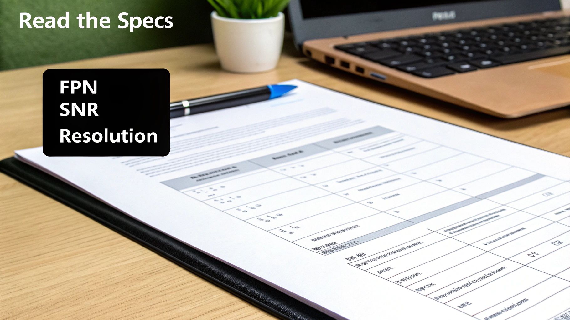 A person holding a PVS-14 monocular with tactical gear in the background.