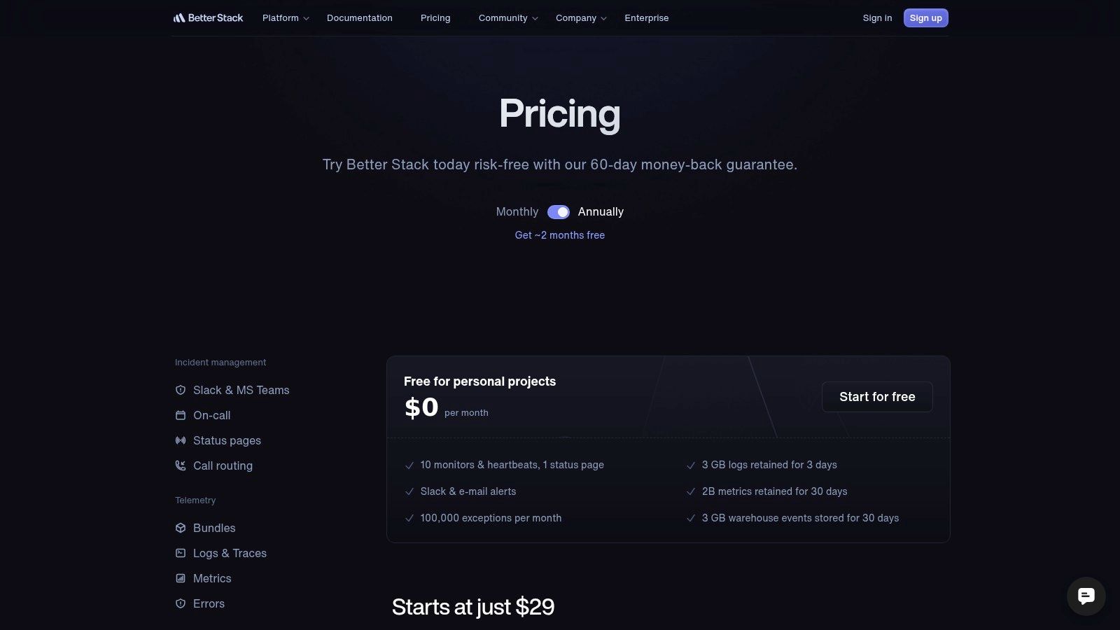 Better Stack (Better Uptime)