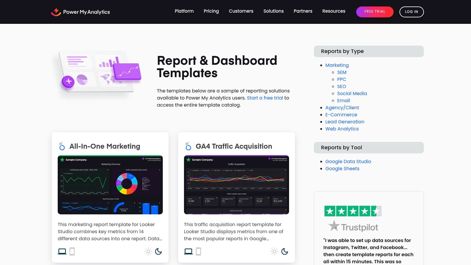 Power My Analytics (PMYA) Template Library