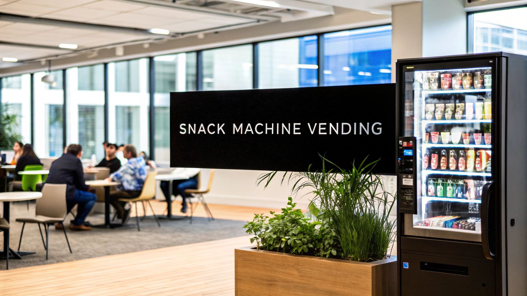 Elevating Your Break Room with Modern Snack Machine Vending Services