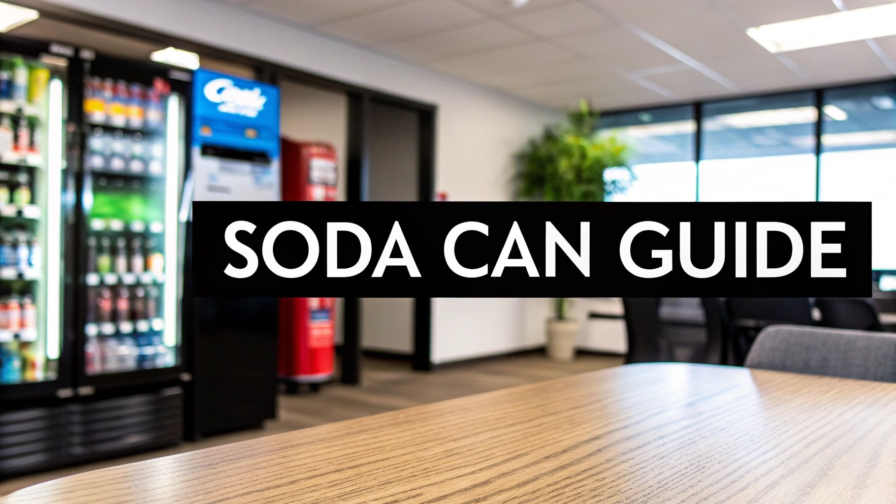 Soda Can Machines: A Guide to Vending Services for Your Business