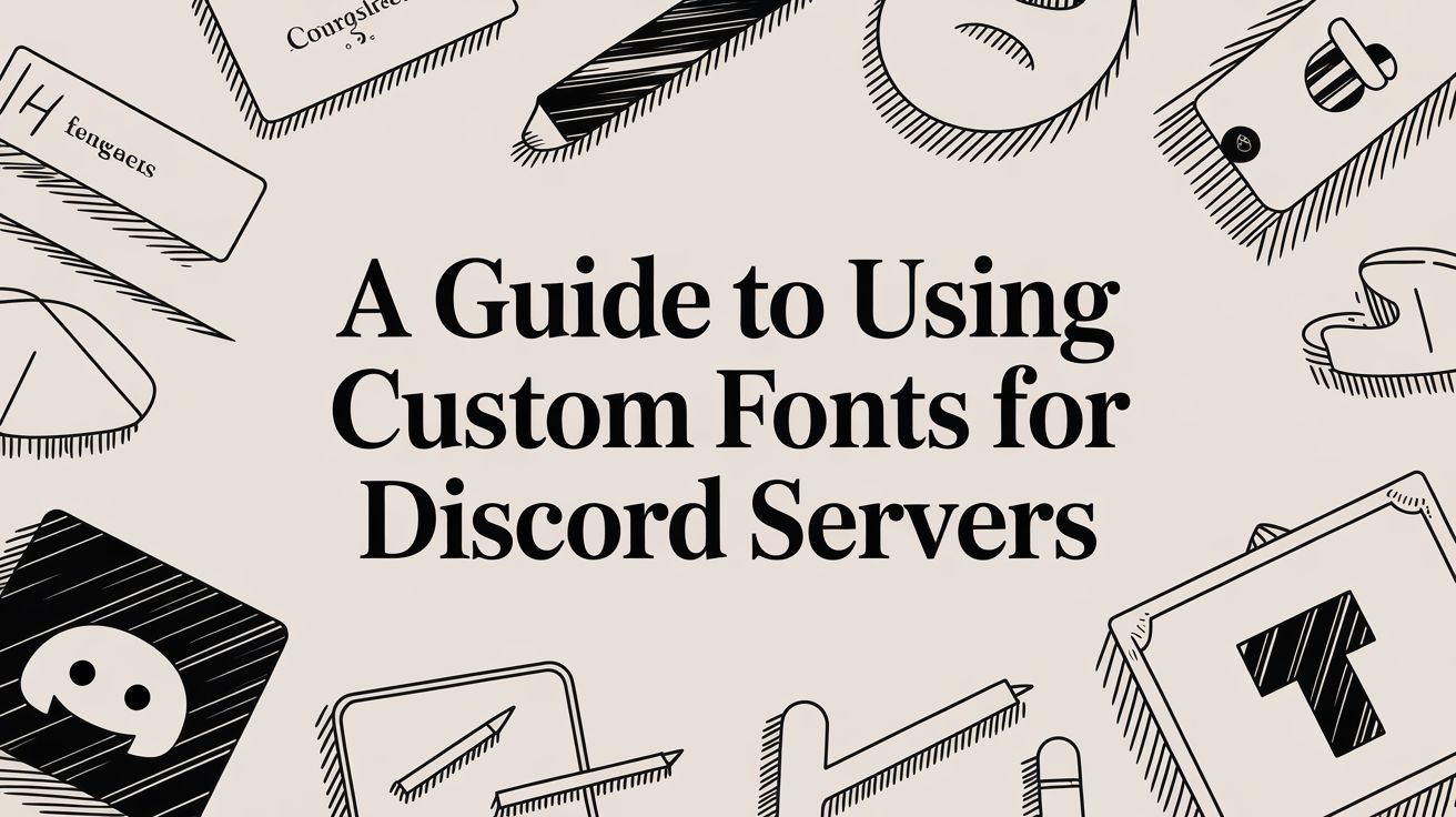 A Guide to Using Custom Fonts for Discord Servers