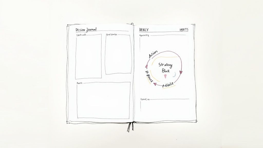 A person at a desk creating a structured plan, representing the move from chaos to a systematic approach.