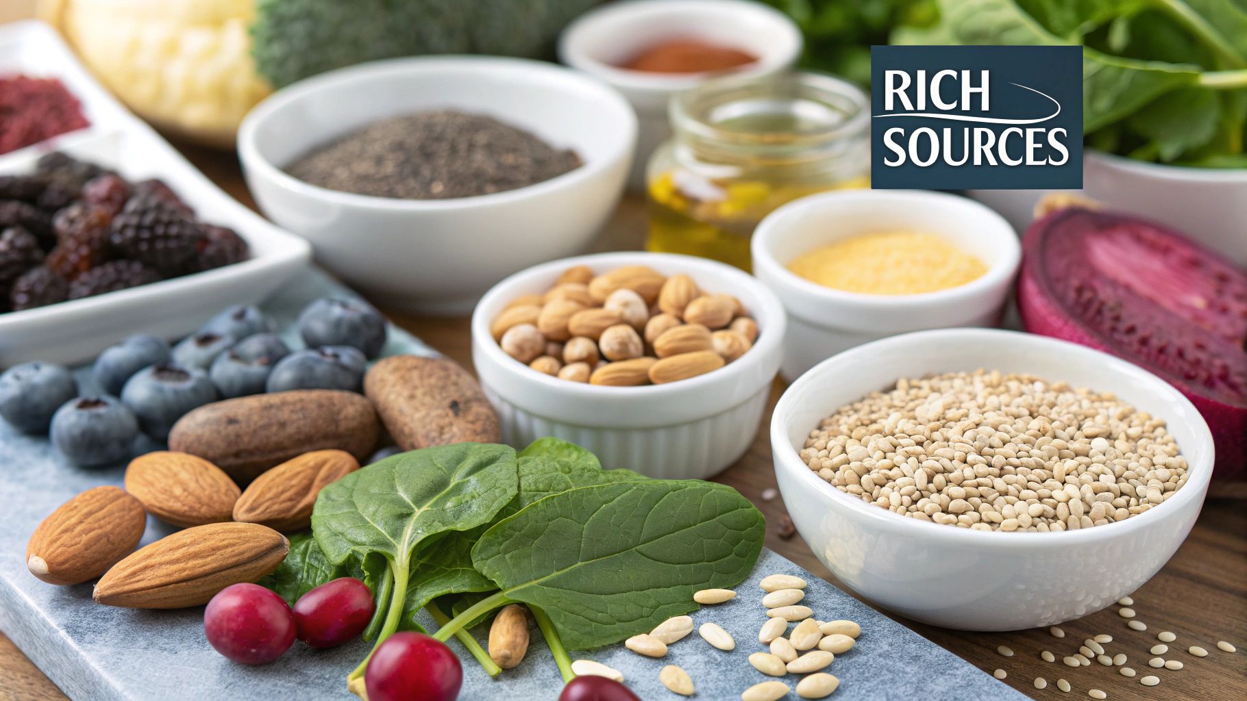 Food sources for minerals