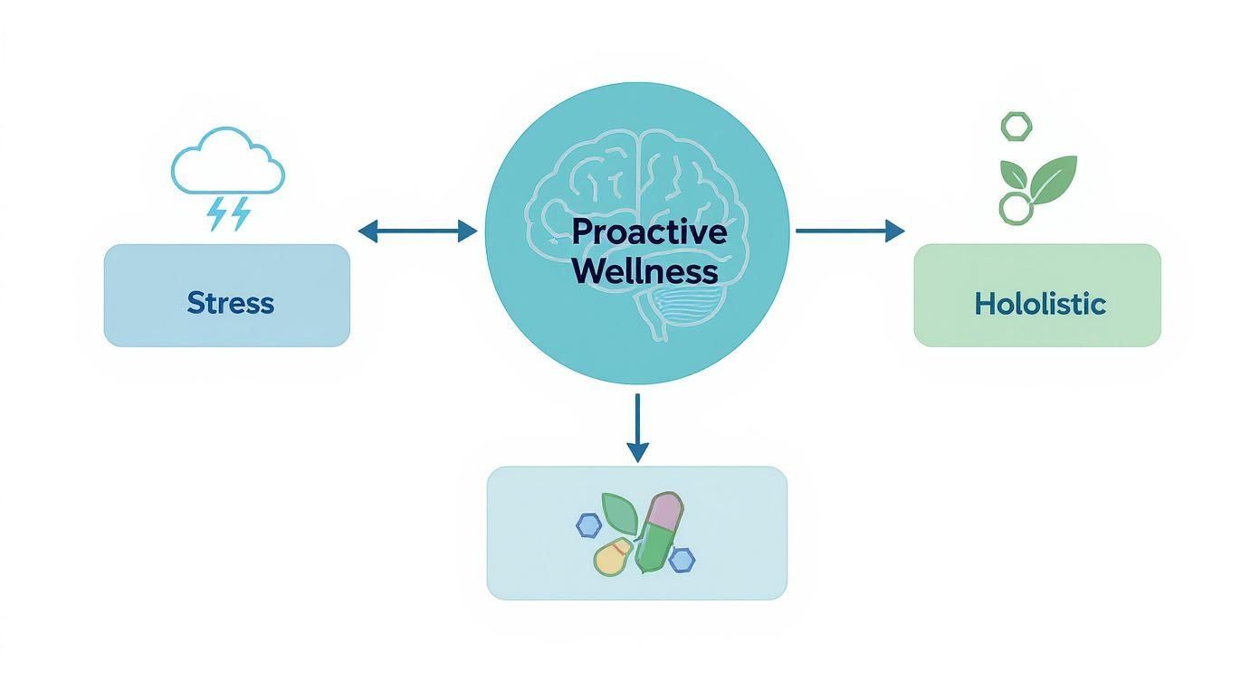 Infographic about mood boost supplement