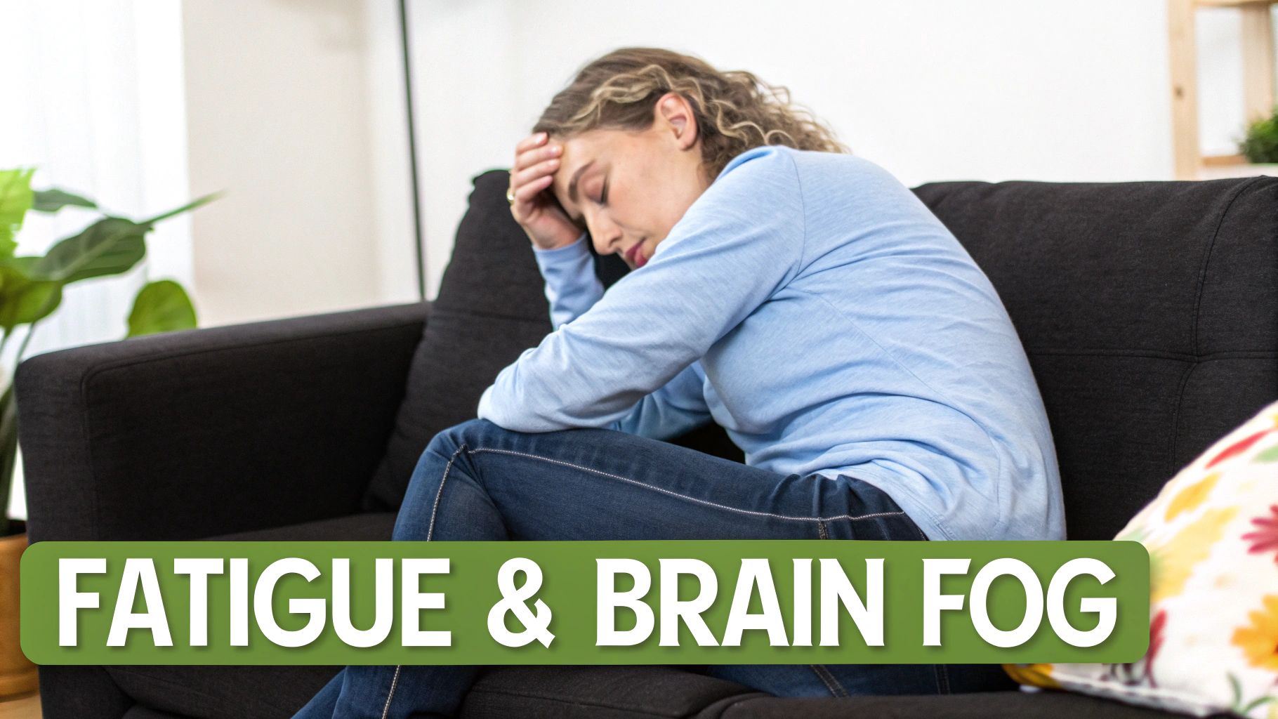 A person looking tired and sitting at a desk with their head in their hands.