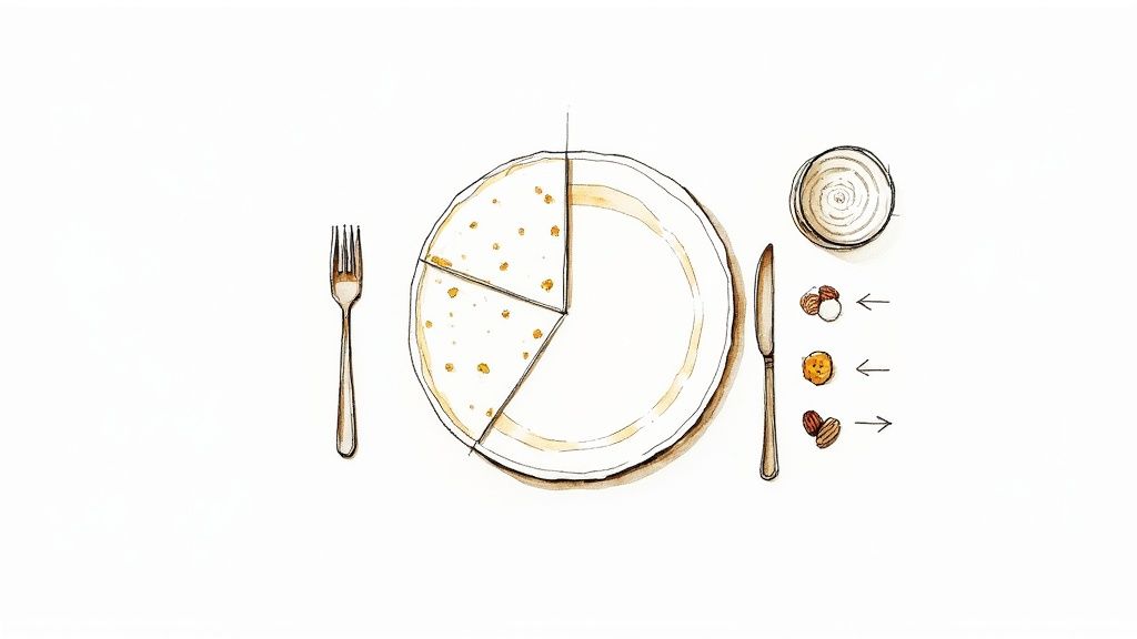 A person preparing a healthy meal with fresh vegetables on a wooden cutting board.