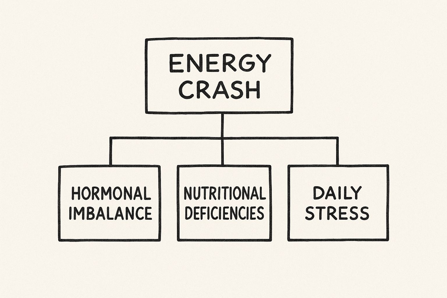 Infographic about vitamin for energy for men