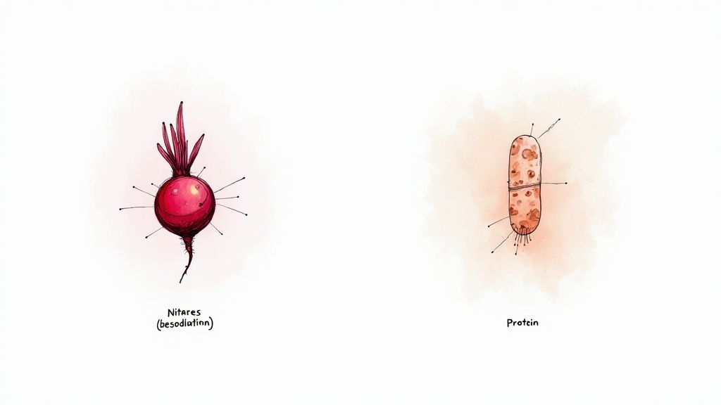 A man holding a jar of shilajit resin with a spoon