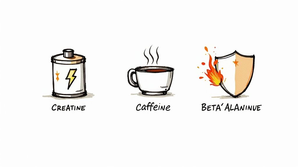 Man drinking a protein shake after a workout