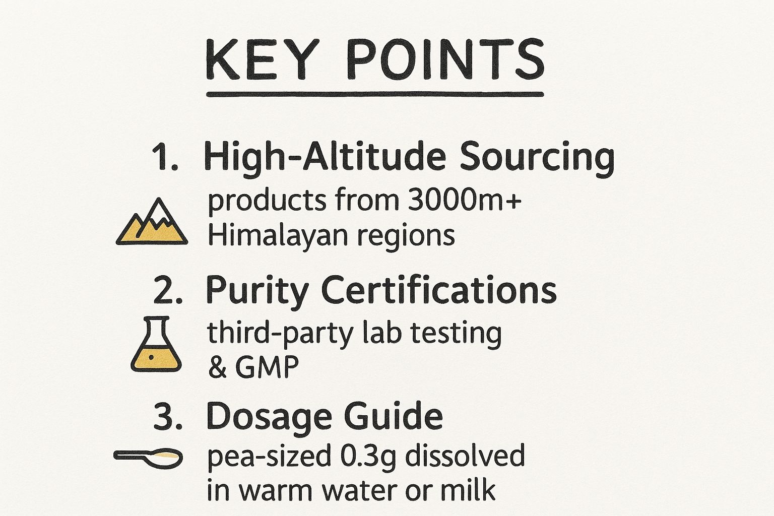 Infographic about what is shilajit resin