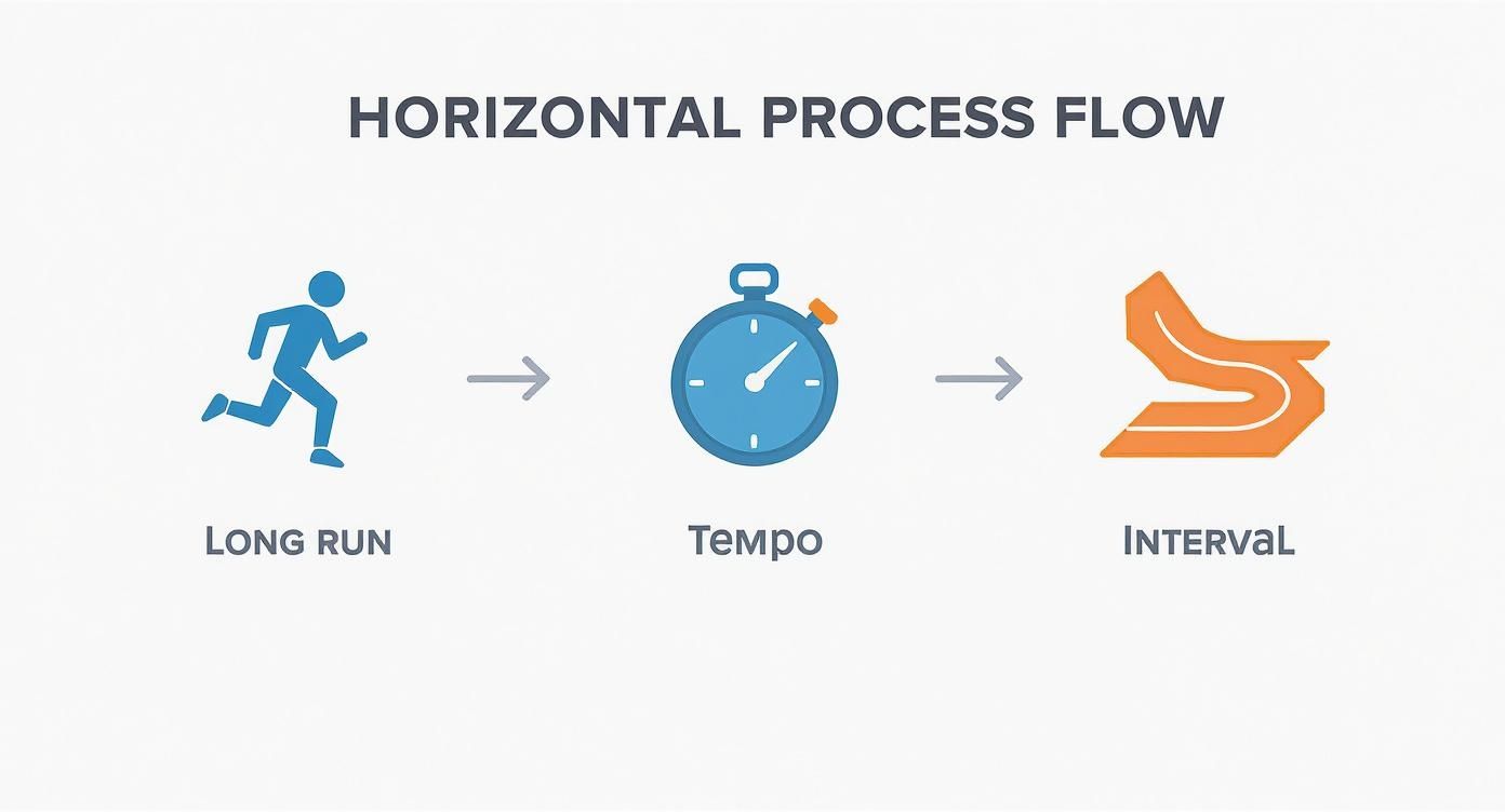 Infographic about how to improve running endurance