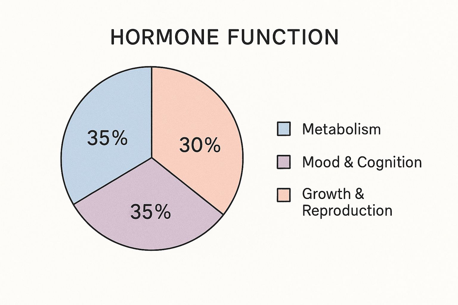 Infographic about natural hormonal balance