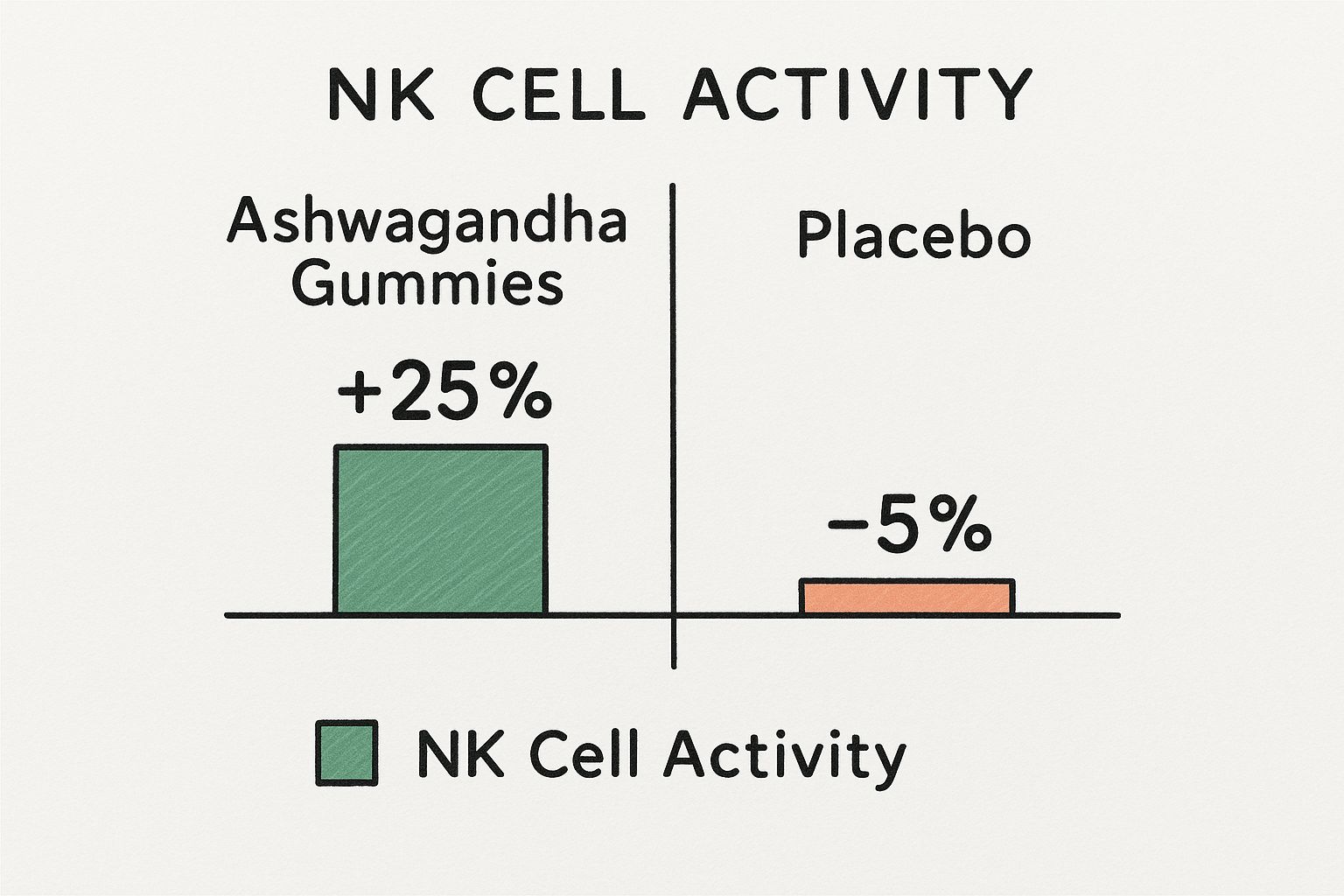 Infographic about ashwagandha gummies benefits