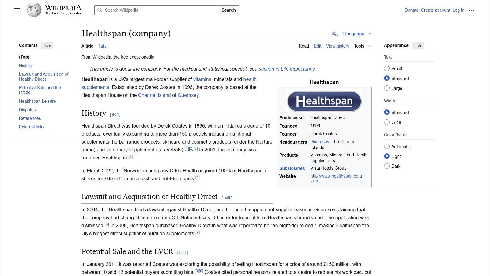 Healthspan