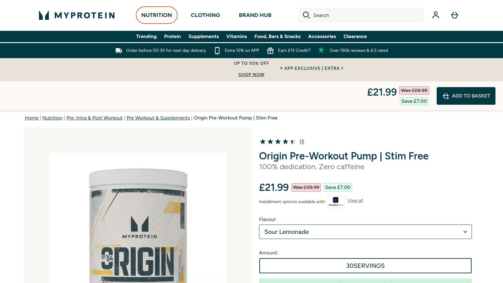 Myprotein UK