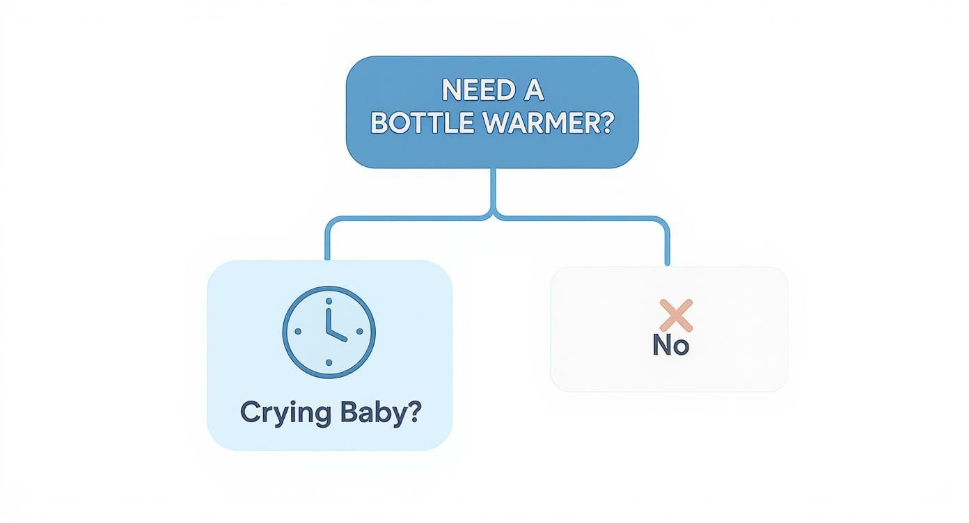 Infographic about do you need a bottle warmer