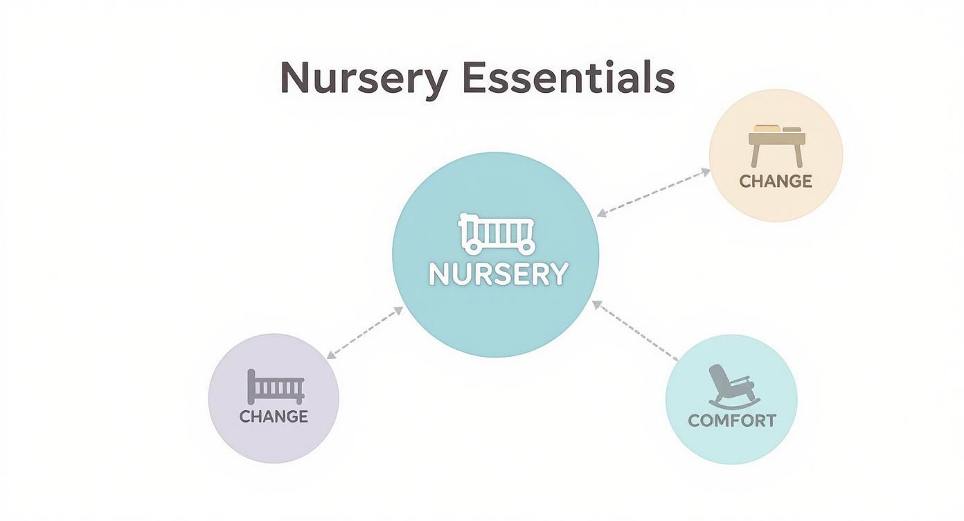 Infographic about best baby furniture