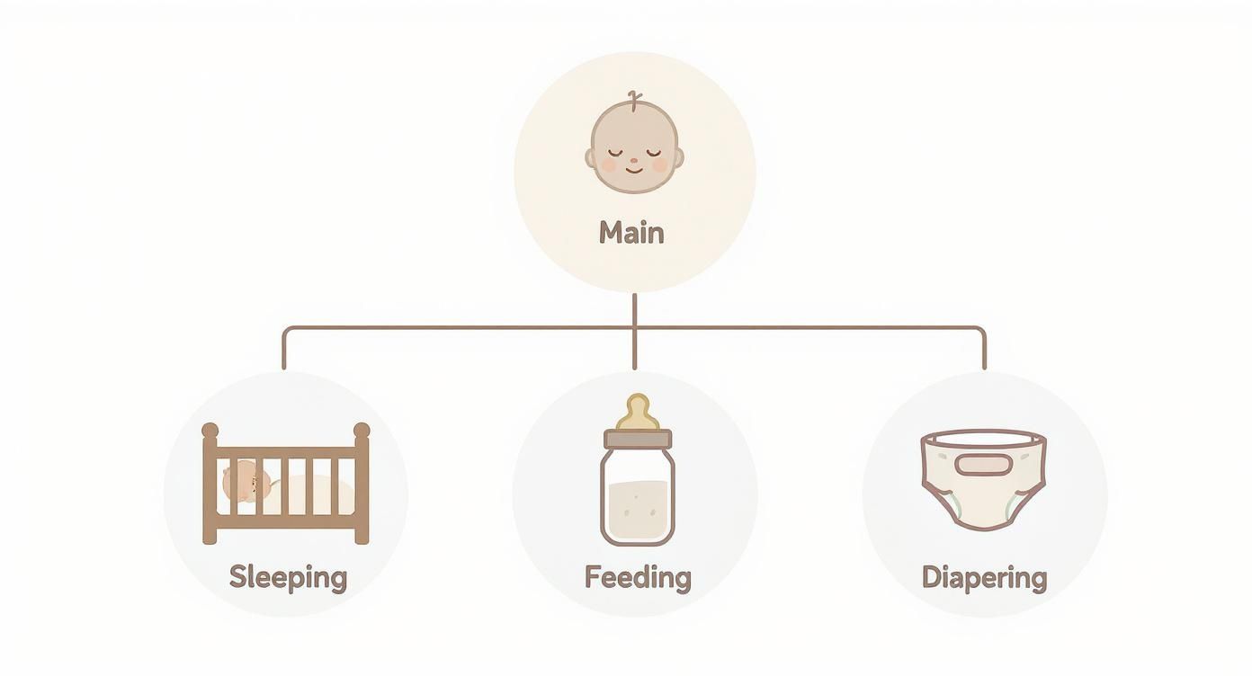 Infographic about best baby products for newborns